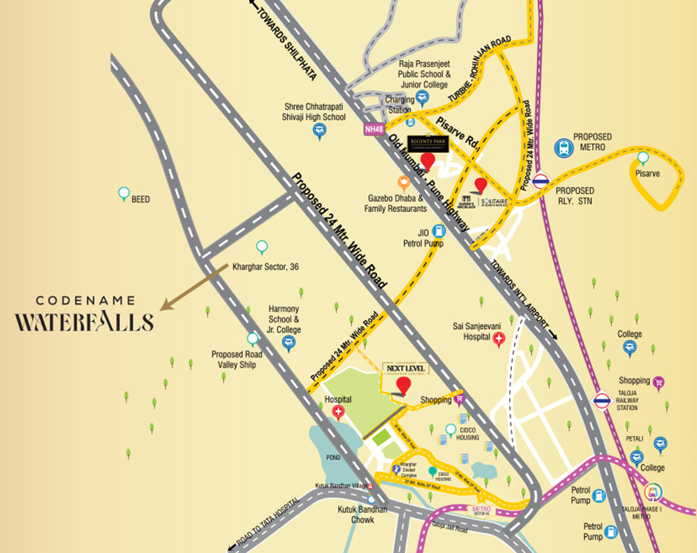 Codename Waterfalls Location Map