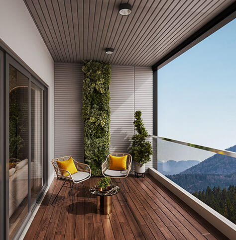 Spacious Homes With Grand Vista-decks