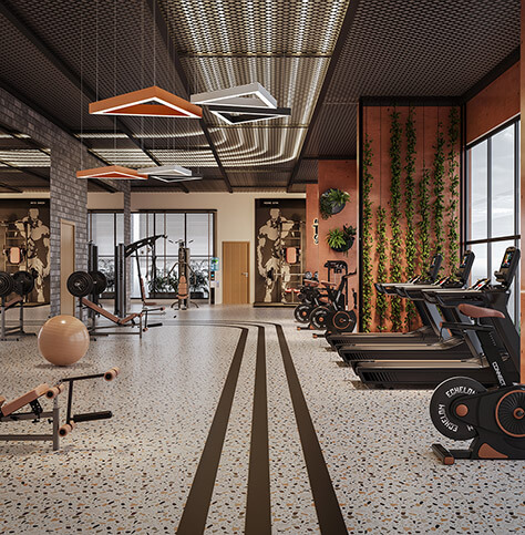 Fully Equipped Gymnasium