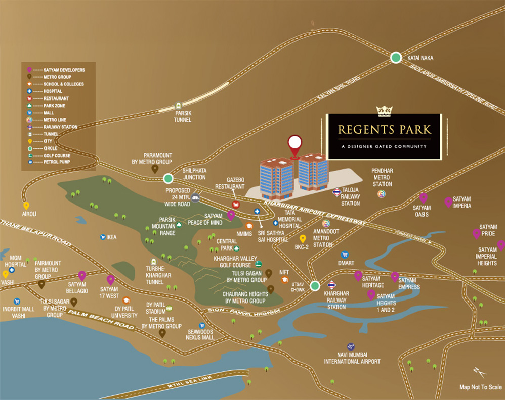 Queens Necklace Location Map