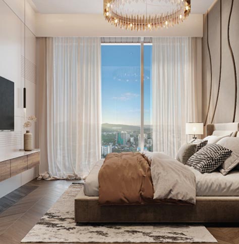 Super Spacious & Serene Master Bedroom