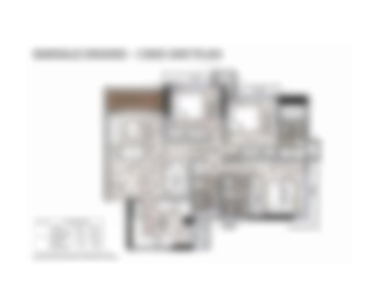 Emerald Grande 3 BHK Unit Plan